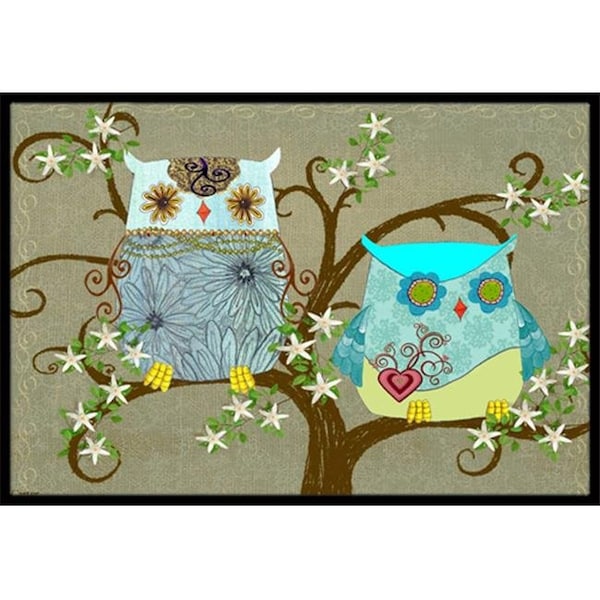 Carolines Treasures PJC1094JMAT The Friendly Ladies Owl Indoor & Outdoor Mat; 24 x 36 in. PJC1094JMAT - main